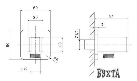 Шланговое подключение IDDIS Slide SLISB00i62