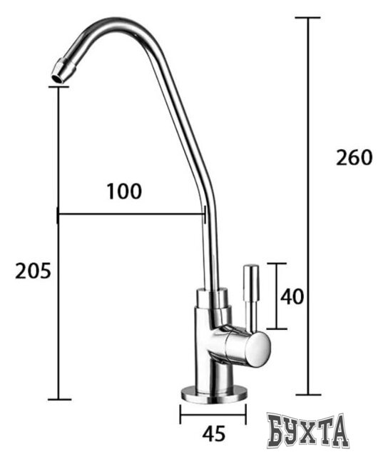 Кран FRAP F1052-10