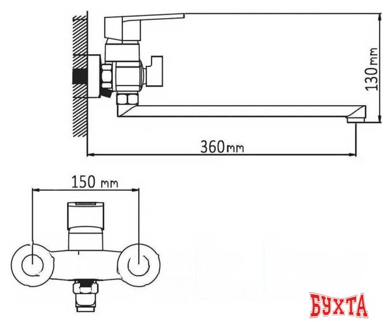 Смеситель Wisent WP2230