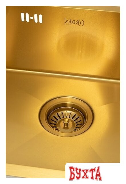 Кухонная мойка ZorG ZRN 5055 Nano PVD Gold