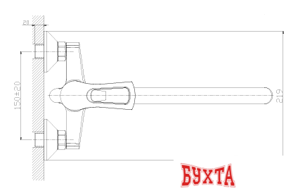 Смеситель Rossinka Silvermix T40-32