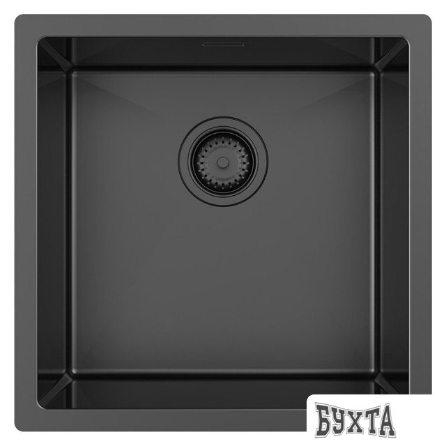 Кухонная мойка Aquasanita DER 100 X + cмеситель AquaSanita 7763-T graphite