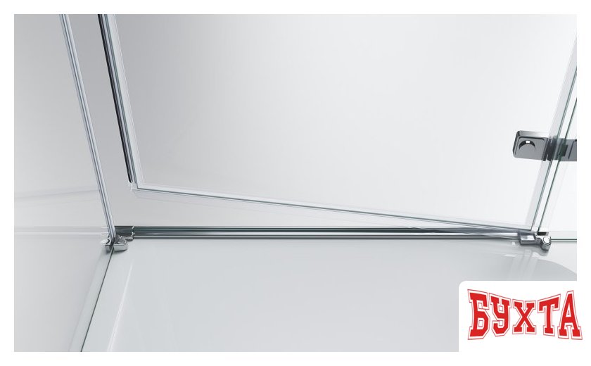 Душевой уголок BelBagno KRAFT-AH-12-120/100-C-Cr-R (прозрачное стекло)