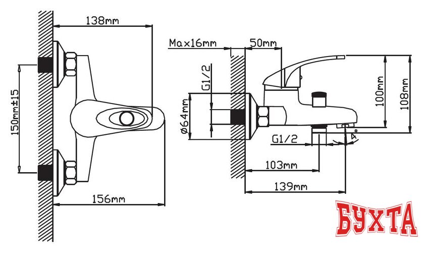 Смеситель Cronwil CD040-30