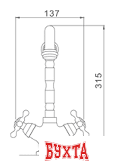 Смеситель Gerhans K01 K14001