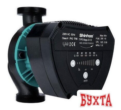 Циркуляционный насос Shinhoo Mega 32-12 (с гайками)