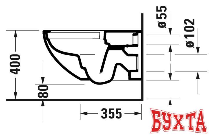 Унитаз Duravit Architec 45720900A1