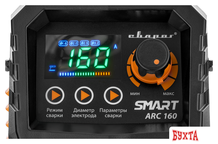 Сварочный инвертор Сварог REAL smart ARC 160 (Z28103)