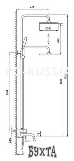 Душевая система  Gappo G2406-6