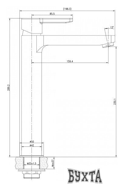 Смеситель IDDIS Sena SENSB01i01