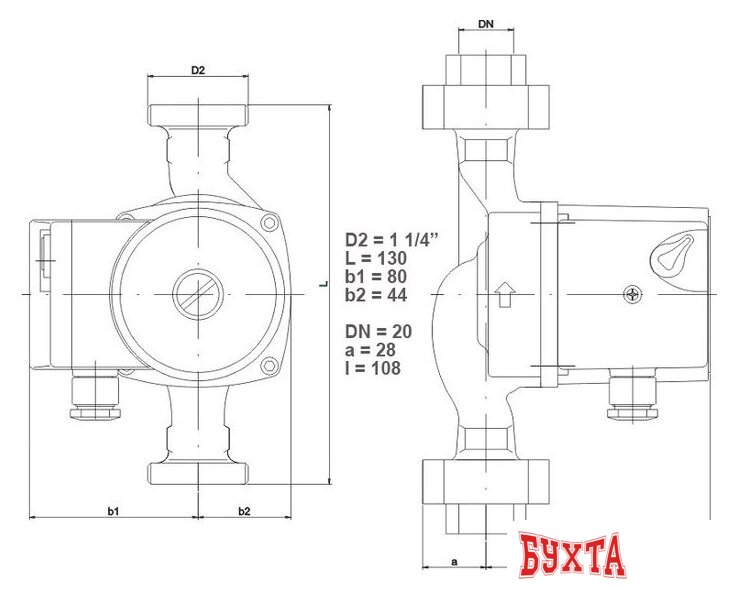 Циркуляционный насос IMP Pumps SAN 20/40-130 (979521766)