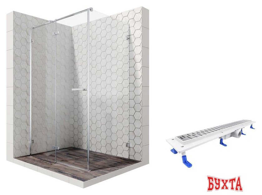 Душевой уголок Ambassador Set 10011104L-ST2