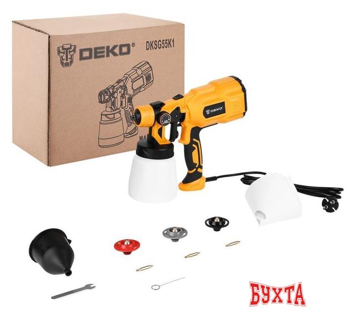 Краскораспылитель Deko DKSG55K1 HVLP