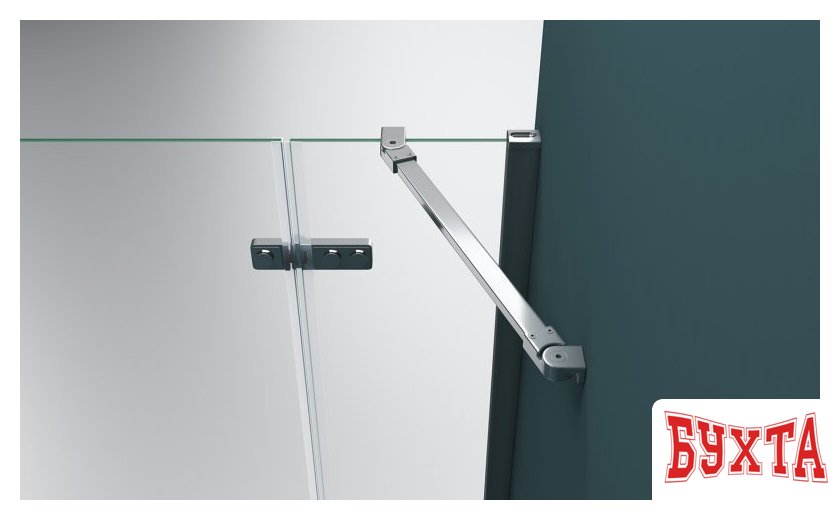Душевой уголок BelBagno KRAFT-AH-12-120/100-C-Cr-R (прозрачное стекло)