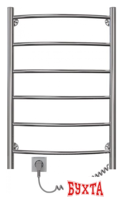 Полотенцесушитель Granula Классик 50x80 D32 с кнопкой (левый)