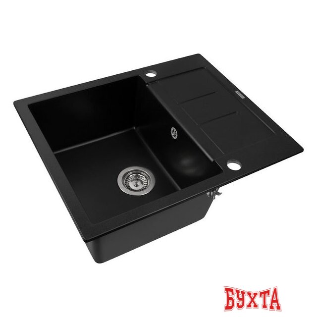 Кухонная мойка Aquasanita Tesa SQT102AW (black metallic 601)