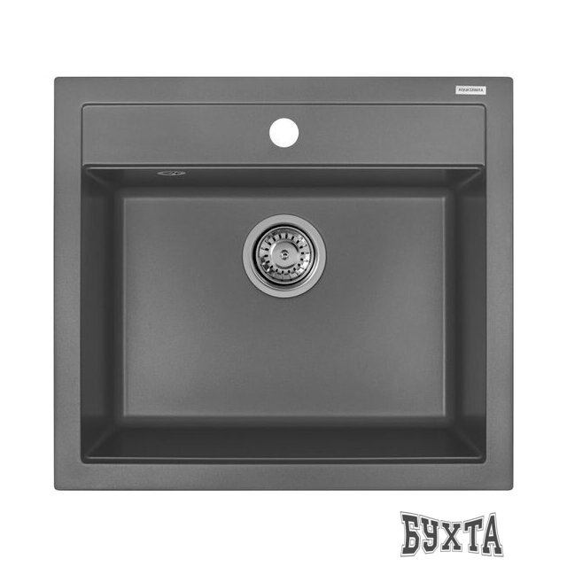 Кухонная мойка Aquasanita Quadro SQQ100W (alumetallic 202)