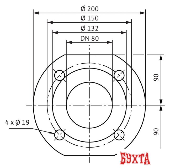 Циркуляционный насос Wilo TOP-S 80/7 2-SPEEDS (1~230 V, PN 6)