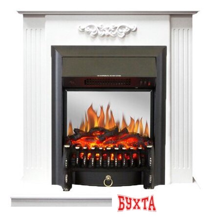Каминокомплект Smolcom Lumsden STD-ASP с RealFlame Fobos-S Lux BL LT (белый дуб)