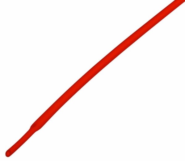Клеевая 4,8 - 1,6мм (3:1) 1м термоусадка  красная  REXANT, арт.26-4804, Китай
