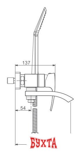 Смеситель Gappo G3207-6