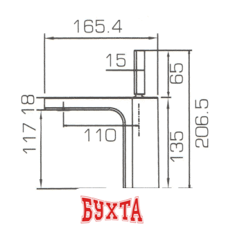 Смеситель Bravat Spring F179113C