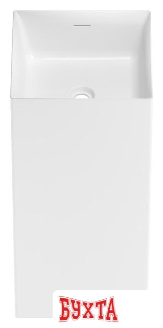 Умывальник Wellsee Pure BY Wellsee 230711000 (отдельностоящий, без отверстия под смеситель, глянцевый белый)