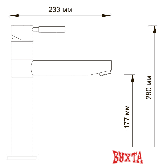 Смеситель Wasserkraft Main 4107