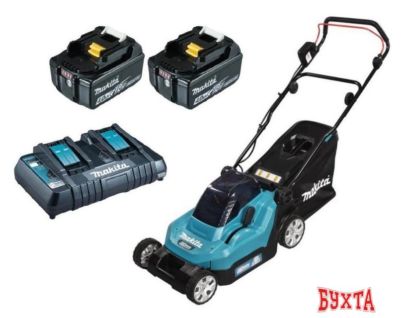 Газонокосилка Makita DLM382PM2 (с 2-мя АКБ)