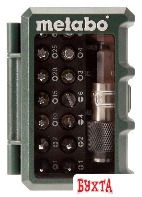 Набор бит Metabo 626703000 (15 предметов)