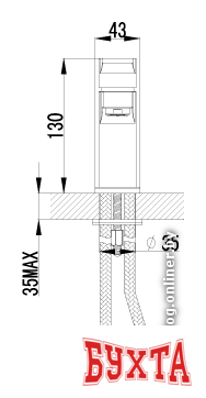 Смеситель Lemark plus GRACE LM1506C