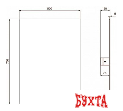 Мебель для ванных комнат Ideal Standard Зеркало Contour 21 [S5059BH]