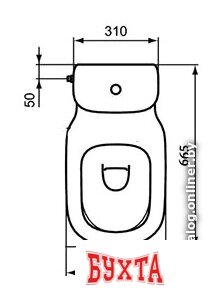 Унитаз Ideal Standard Tesi [T008201]