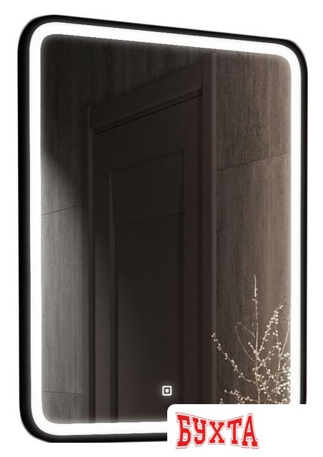 Мебель для ванных комнат Континент Зеркало Enjoy Black LED (с подогревом)