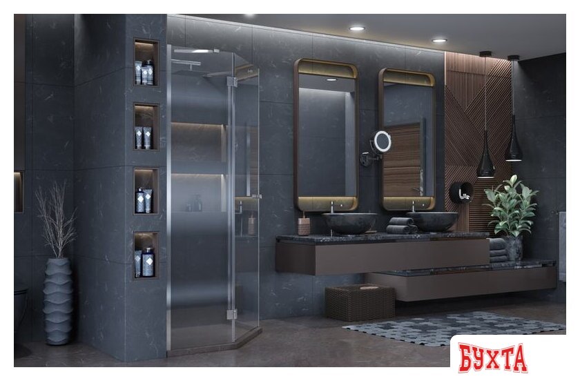 Душевой уголок Ambassador Diamond 12011112L 100х100