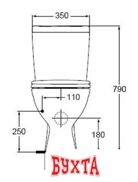 Унитаз Ideal Standard Evrovit [V337101]