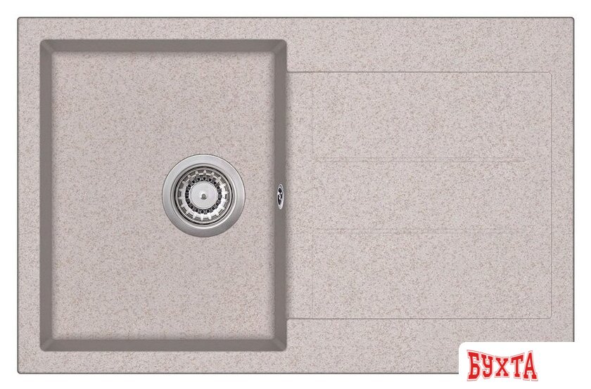 Кухонная мойка Aquasanita Tesa SQT101AW (beige 110)