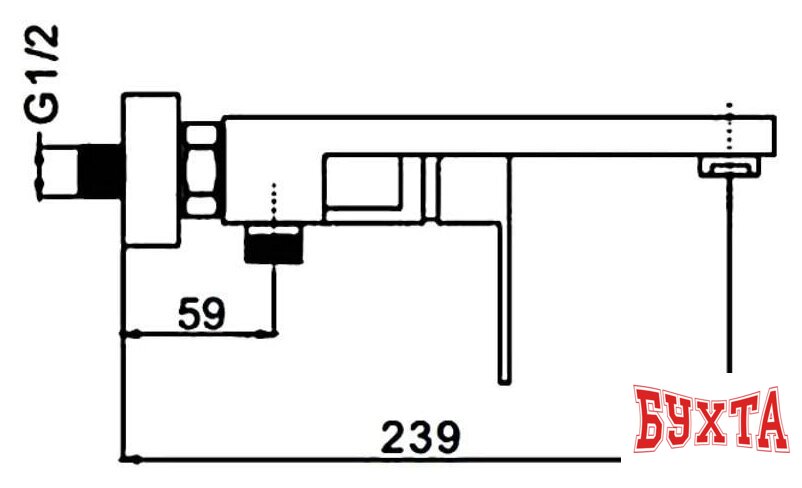 Смеситель FRAP F32804