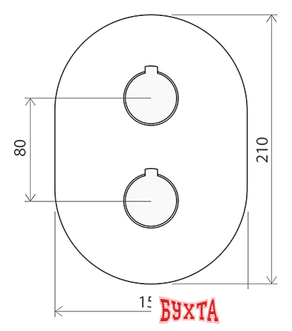 Смеситель Ravak CR 067.00 [X070075]