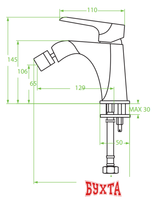 Смеситель Laveo Alea BLE 632D