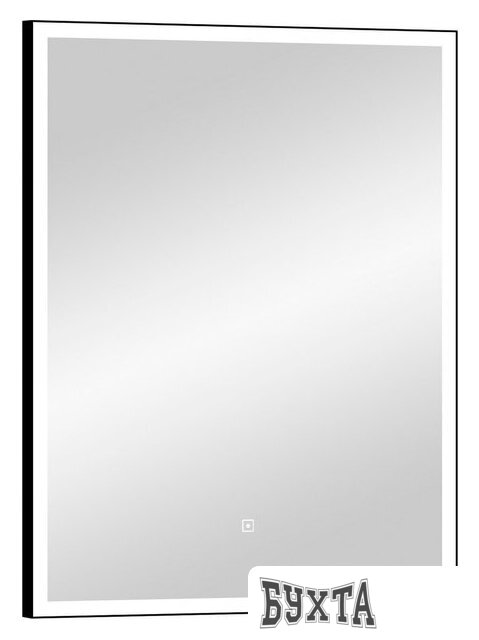 Мебель для ванных комнат Континент Зеркало Frame Black Led 60x80