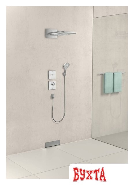 Шланговое подключение Hansgrohe FixFit Square 26455000 (хром)