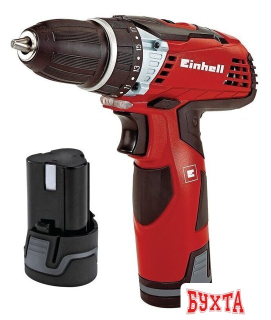Дрель-шуруповерт Einhell TE-CD 12 Li 4513619 (с 2-мя АКБ, кейс)