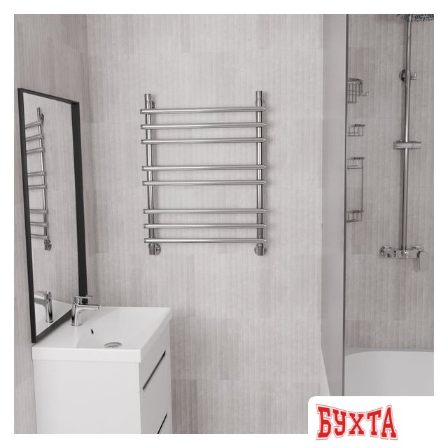 Полотенцесушитель Luxon J Ultra 80x50 (нижнее подключение)
