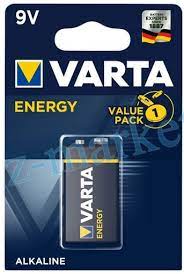 Батарейки VARTA ENERGY 9V бл.1, арт.4122229411, Малайзия