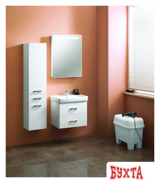 Мебель для ванных комнат Акватон Америна 70 Тумба для умывальника белый (1.A137.6.01A.M01.0)