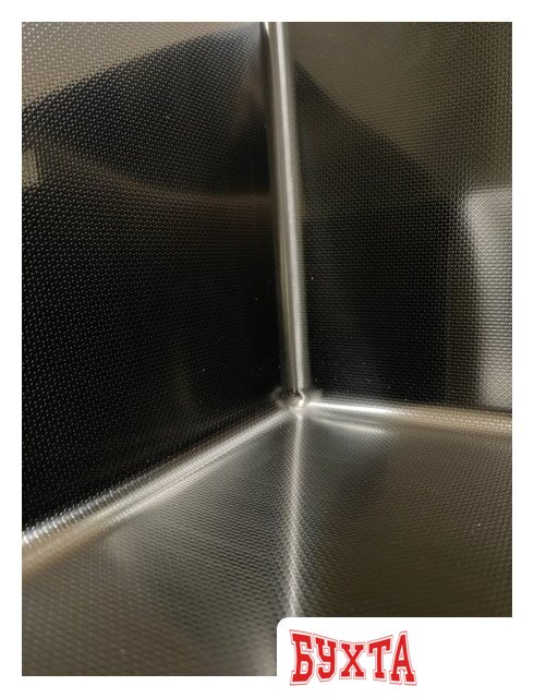 Кухонная мойка ARFEKA Eco AR 600*500 Black PVD Nano Decor Millet Grains