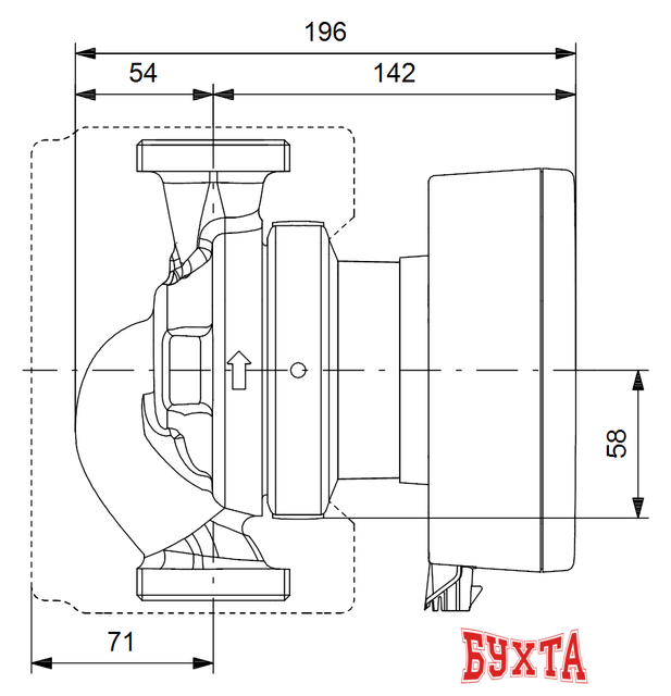 Циркуляционный насос Grundfos Magna1 25-100