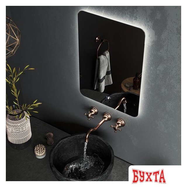 Мебель для ванных комнат Roxen Зеркало Bella smart touch 510055-50ST (с бесконтактным сенсором и подсветкой)