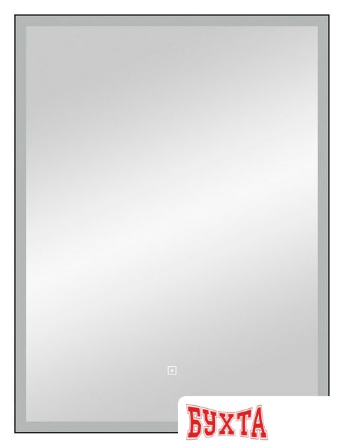 Мебель для ванных комнат Континент Зеркало Frame Black Led 60x80